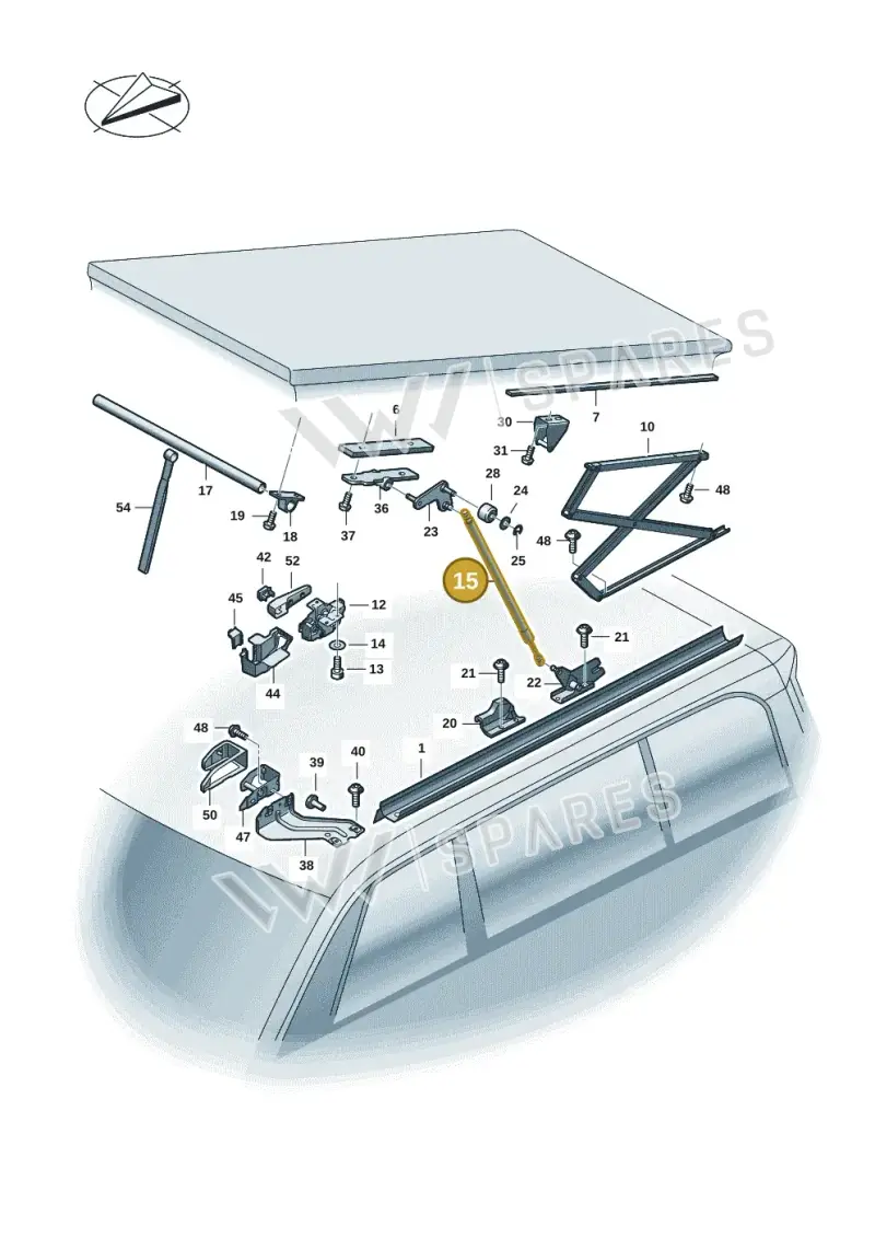 7T0067053 — Volkswagen Multivan (2021-) diagram 7t0875250, position 15