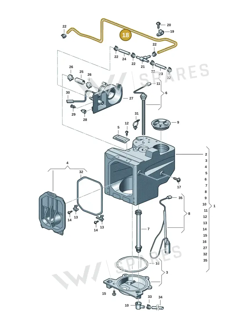 7T0067800F — Volkswagen Multivan (2021-) diagram 7t0068140, position 18