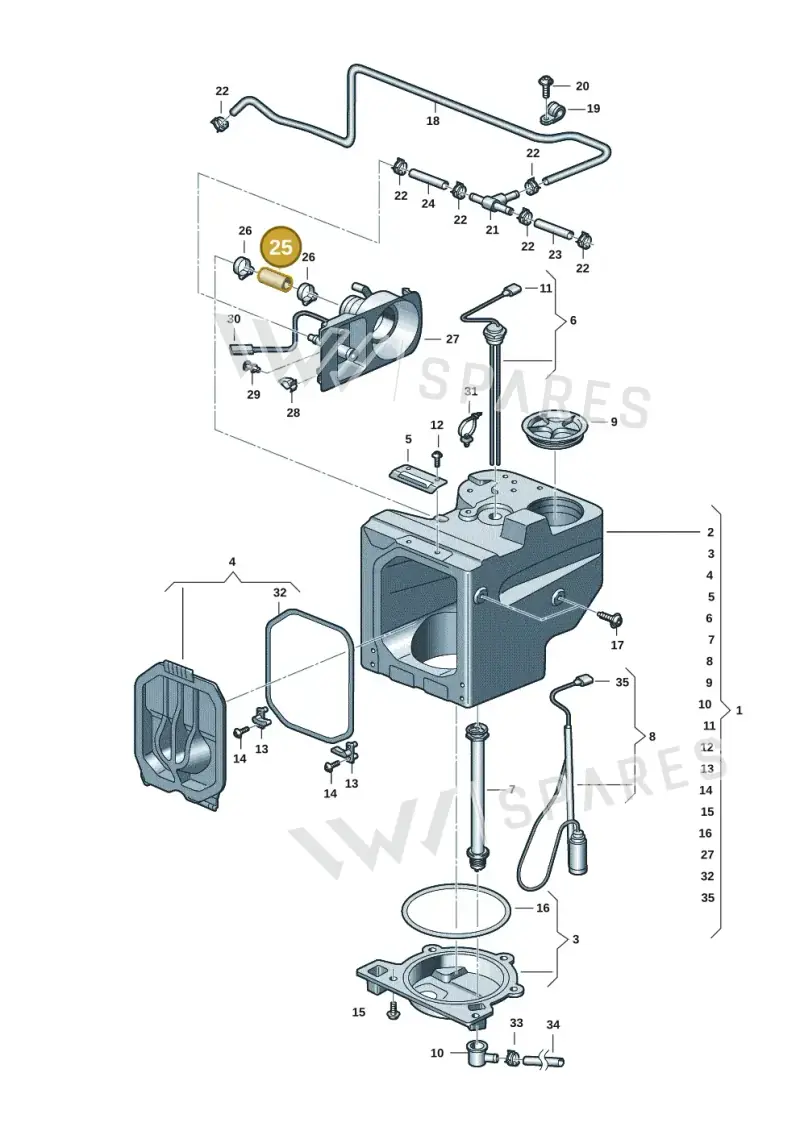 7T0070608 — Volkswagen Multivan (2021-) diagram 7t0068140, position 25