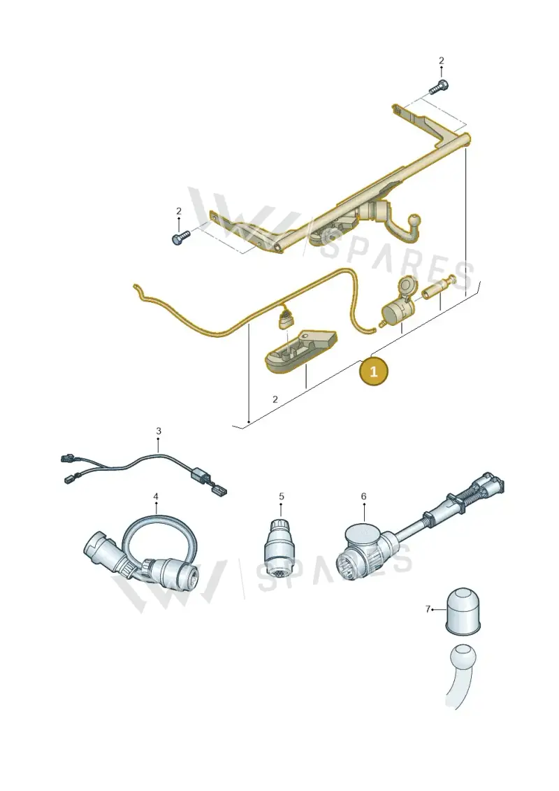 7T0092161 — Volkswagen Multivan (2021-) diagram 828071010, position 1