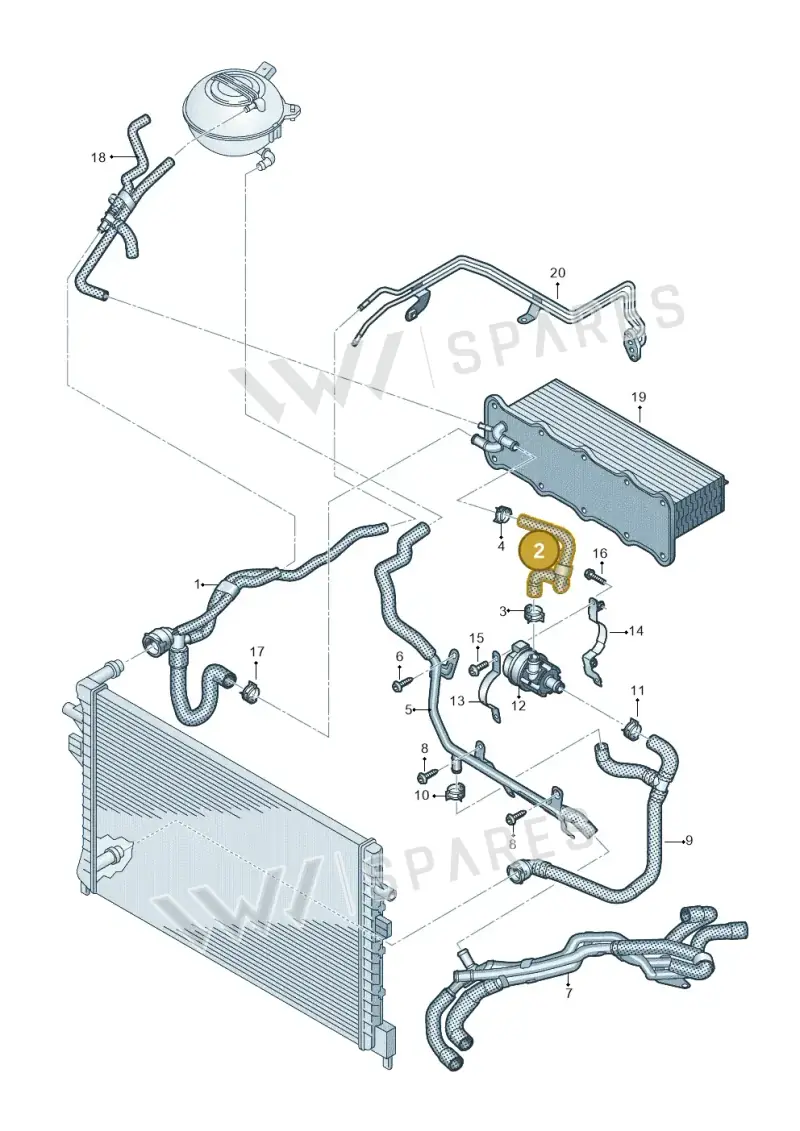 7T0122063 — Volkswagen Multivan (2021-) diagram 7t0121250, position 2