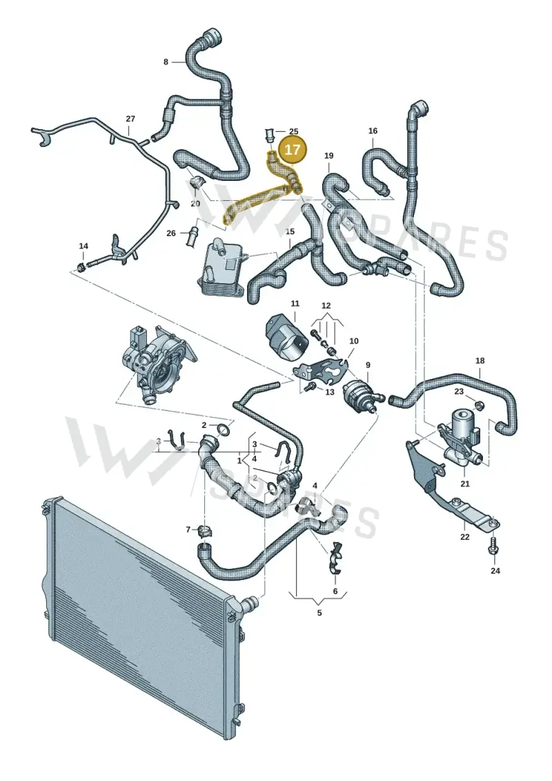 7T0122073AJ — Volkswagen Multivan (2021-) diagram 7t0121420, position 17