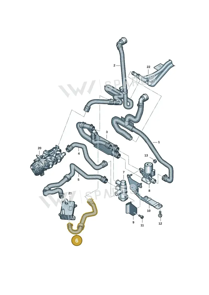 7T0122073DC — Volkswagen Multivan (2021-) diagram 7t0121280, position 6