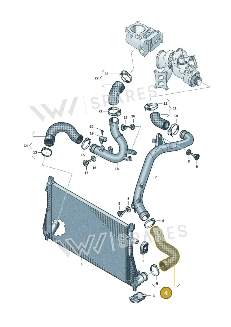 7T0145832 — Volkswagen Multivan (2021-) diagram 7t0145690, position 4