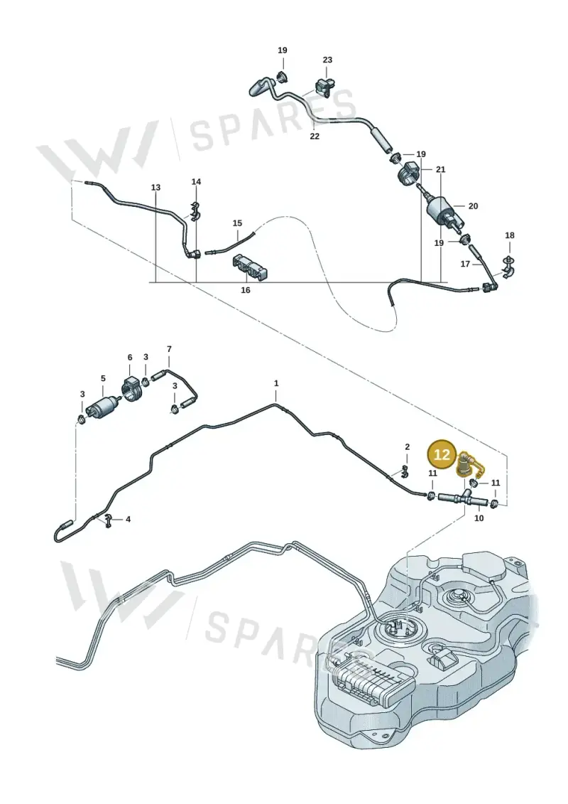 7T0201355 — Volkswagen Multivan (2021-) diagram 7t0201410, position 12