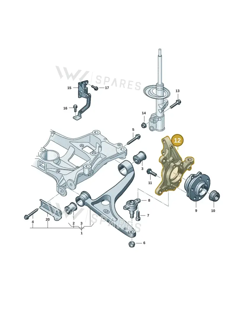 7T0407253B — Volkswagen Multivan (2021-) diagram 7t0407000, position 12