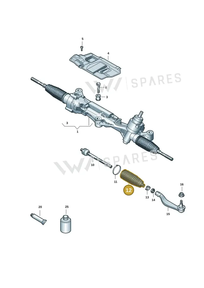 7T0423831 — Volkswagen Multivan (2021-) diagram 7t0423100, position 12