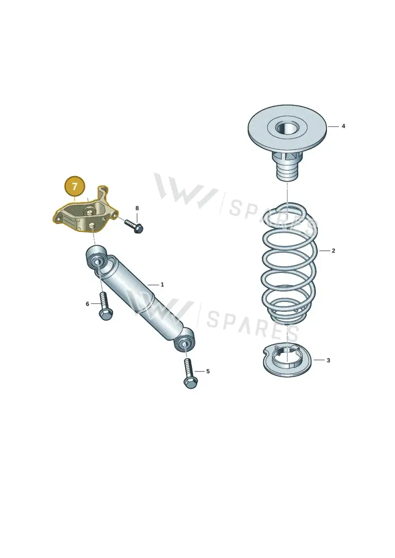 7T0513092 — Volkswagen Multivan (2021-) diagram 7t0511040, position 7