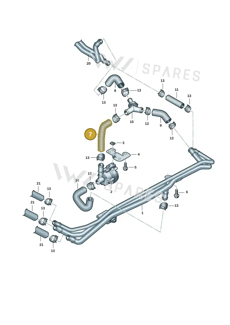 7T0819372 — Volkswagen Multivan (2021-) diagram 7t0819702, position 7