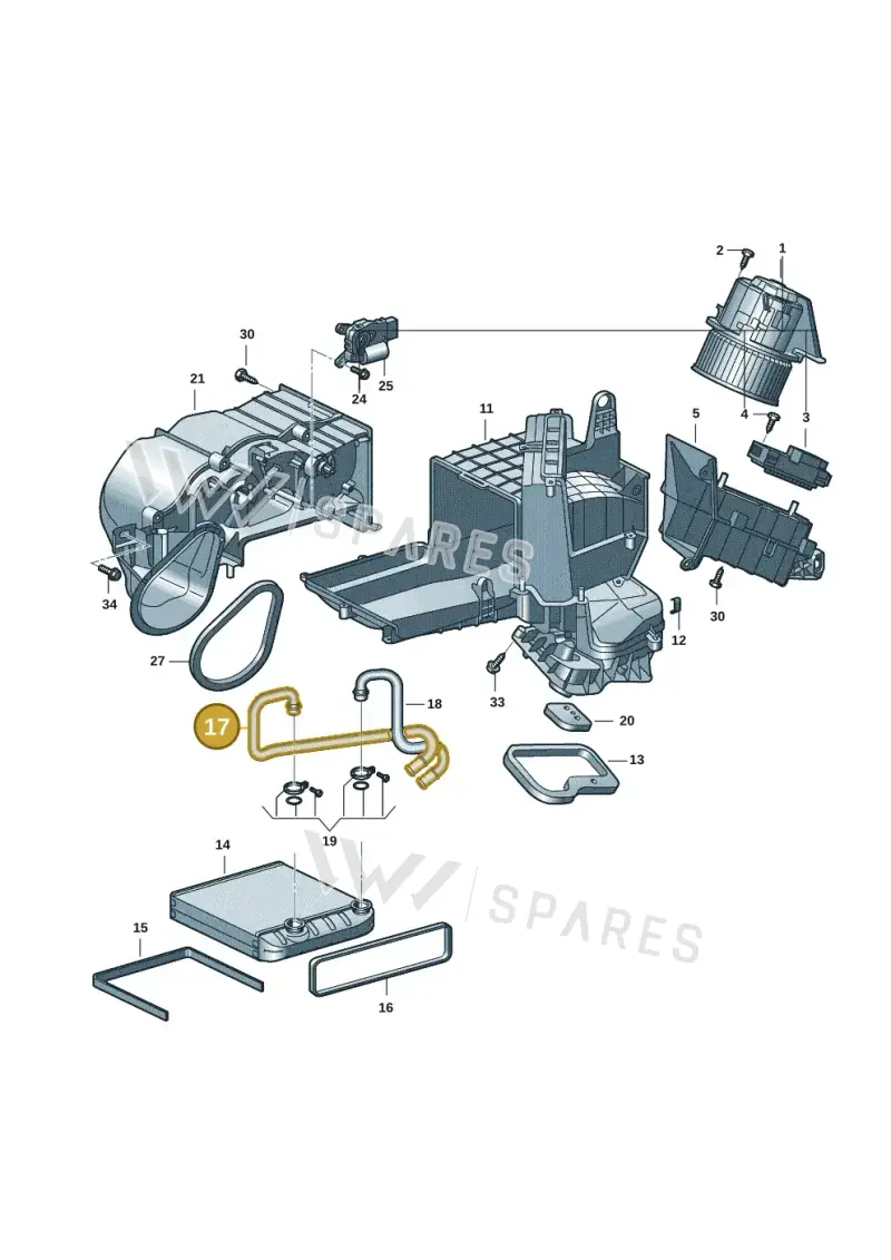 7T0819925 — Volkswagen Multivan (2021-) diagram 7t0819100, position 17