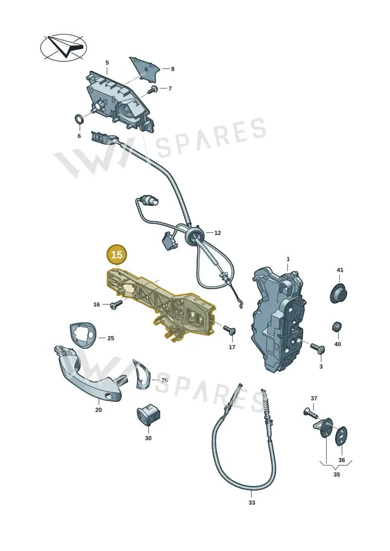 7T0837886D — Volkswagen Multivan (2021-) diagram 5h0837000, position 15