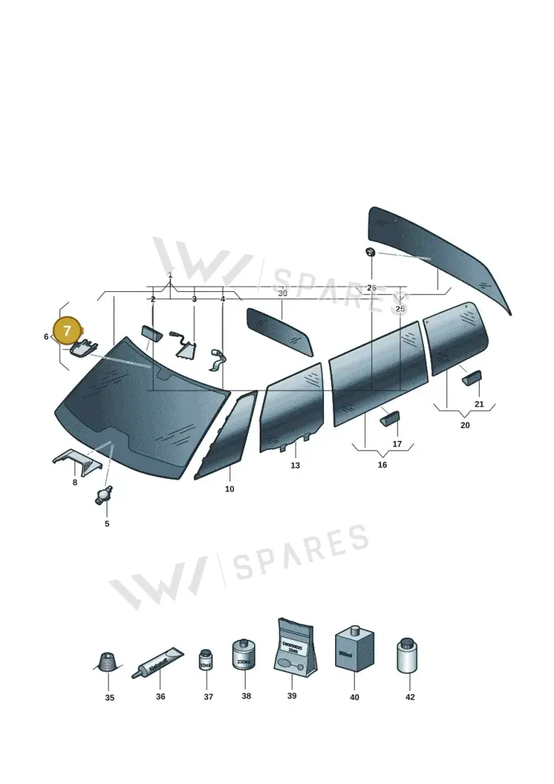 7T0867961 — Volkswagen ID.Buzz (2022-) diagram 15a845000, position 7