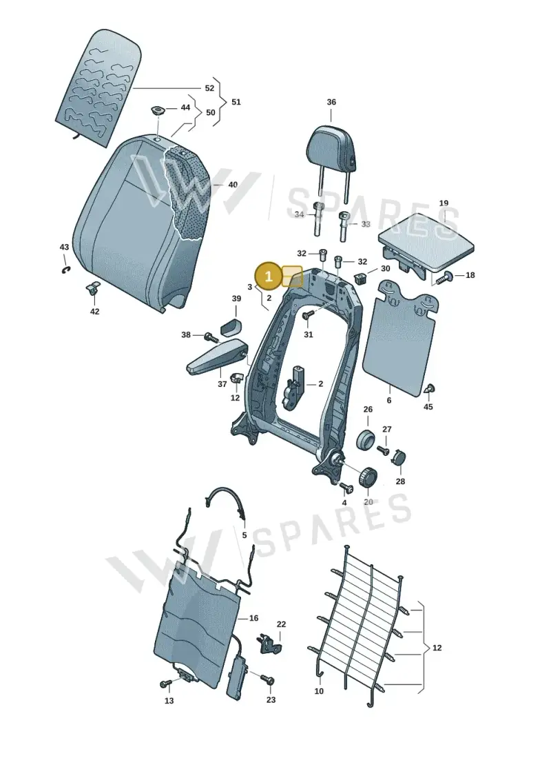 7T0881045D — Volkswagen ID.Buzz (2022-) diagram 15a881500, position 1