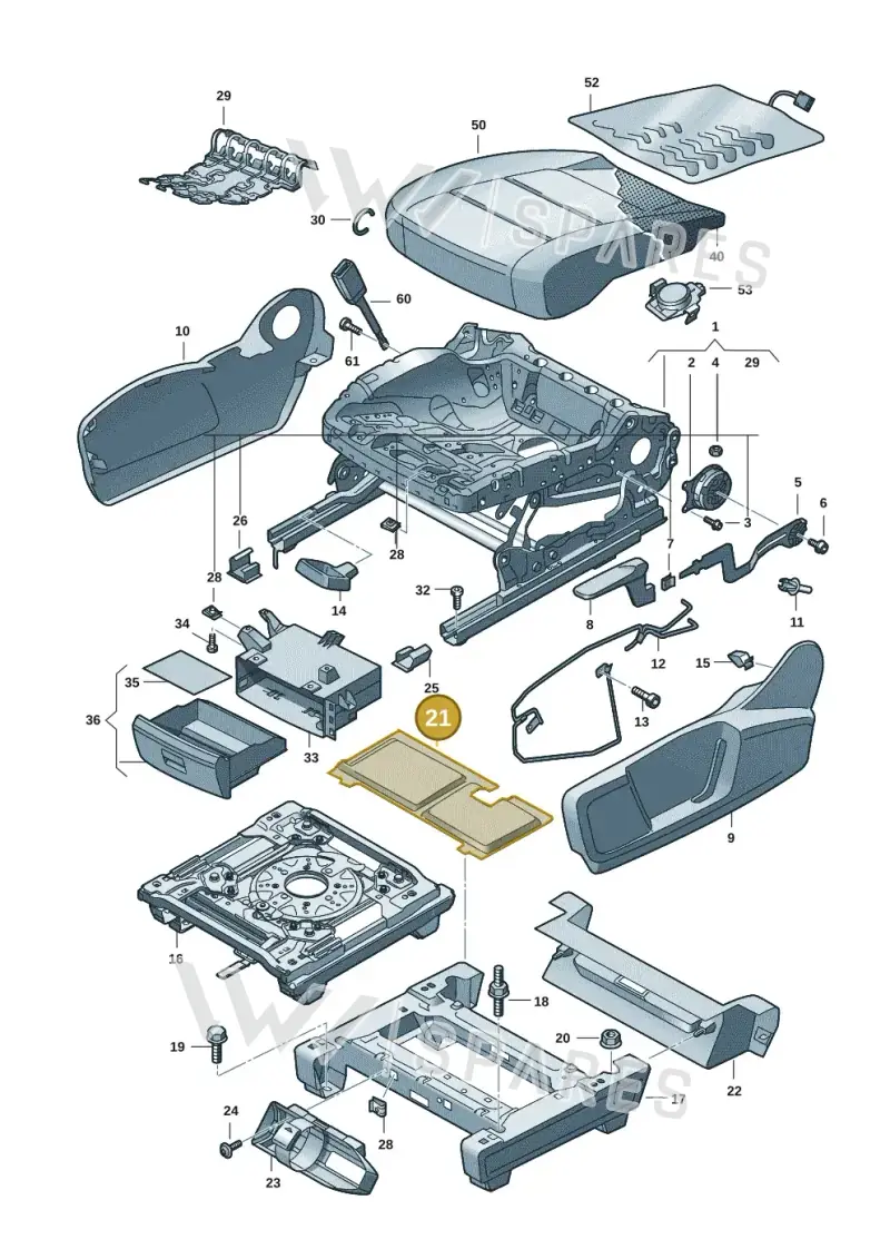 7T0881085B — Volkswagen Multivan (2021-) diagram 7t0881000, position 21