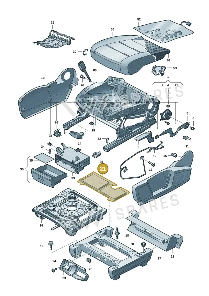 7T0881085D2JV — Volkswagen Multivan (2021-) diagram 7t0881000, position 21