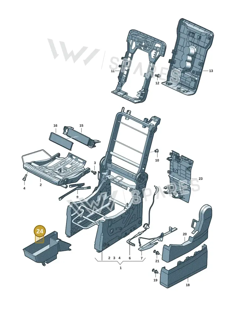 7T08839552JV — Volkswagen Multivan (2021-) diagram 7t0888000, position 24