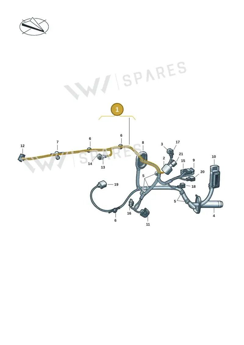 7T1971161EB — Volkswagen Multivan (2021-2025) diagram 7t0972300, position 1
