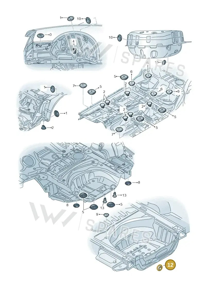803803583B — Audi RS4 Av. qu. 4.2 (2012-2015) diagram 620803360, position 12