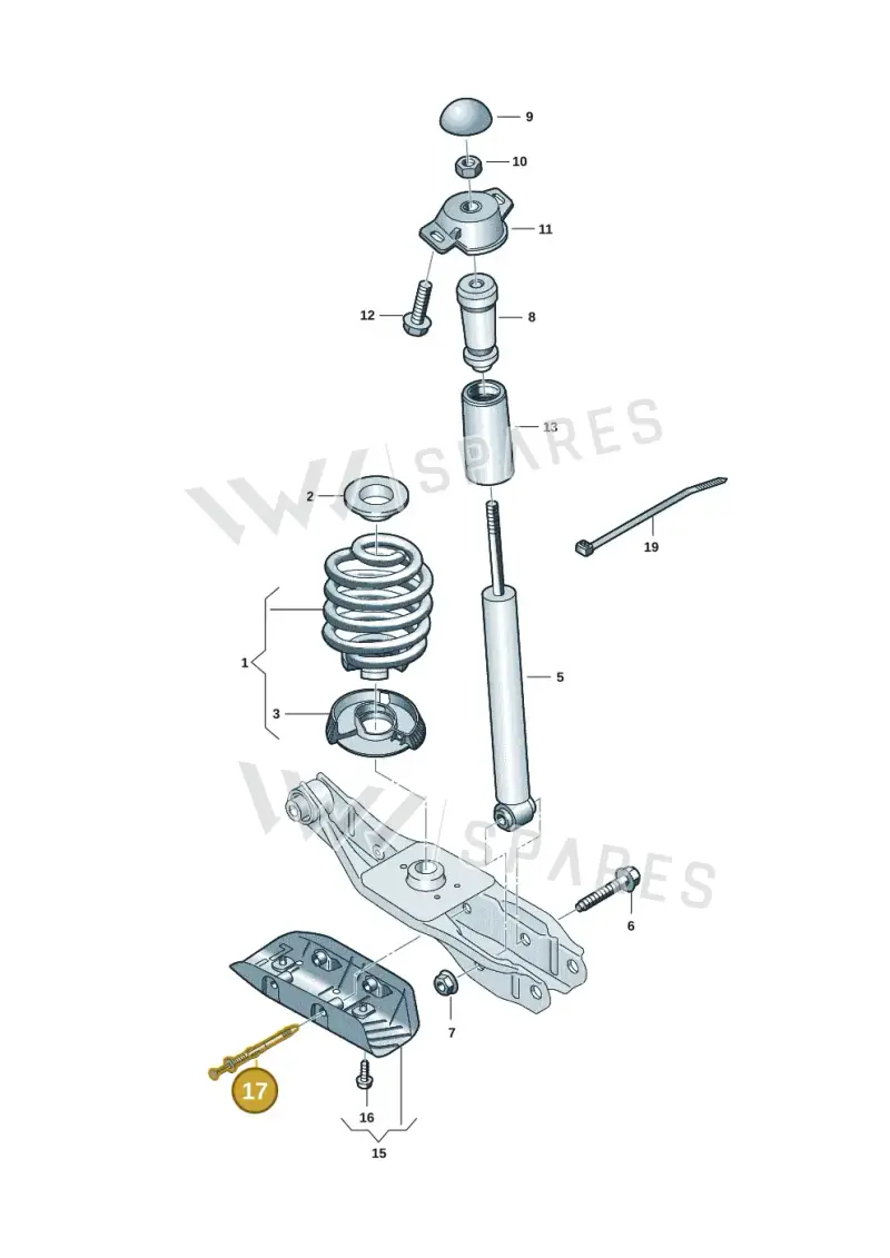 80A512182 — Volkswagen ID.7 Limousine Pro (2023-) diagram 10a511000, position 17