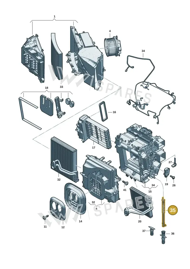 85E260113 — Audi Q6 e-tron (2023-2025) diagram f5s820150, position 35