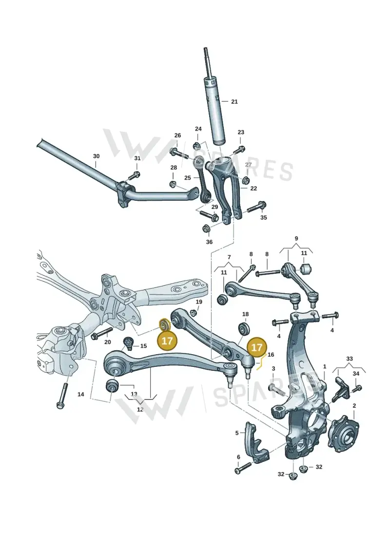 85E407181A — Audi Q6 e-tron (2023-2025) diagram f5s407000, position 17