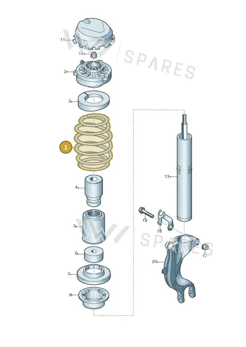 85E411105DP — Audi Q6 e-tron (2023-2025) diagram 859411000, position 1