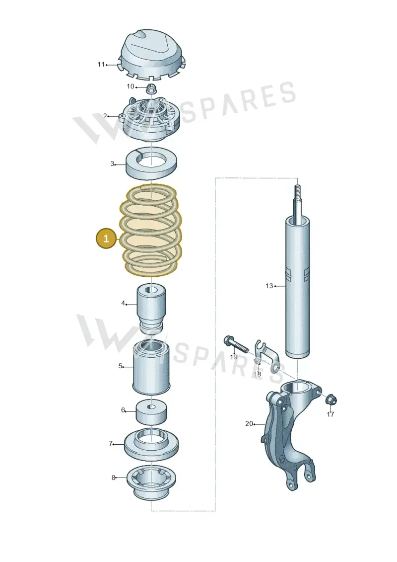 85E411105DR — Audi Q6 e-tron (2023-2025) diagram 859411000, position 1
