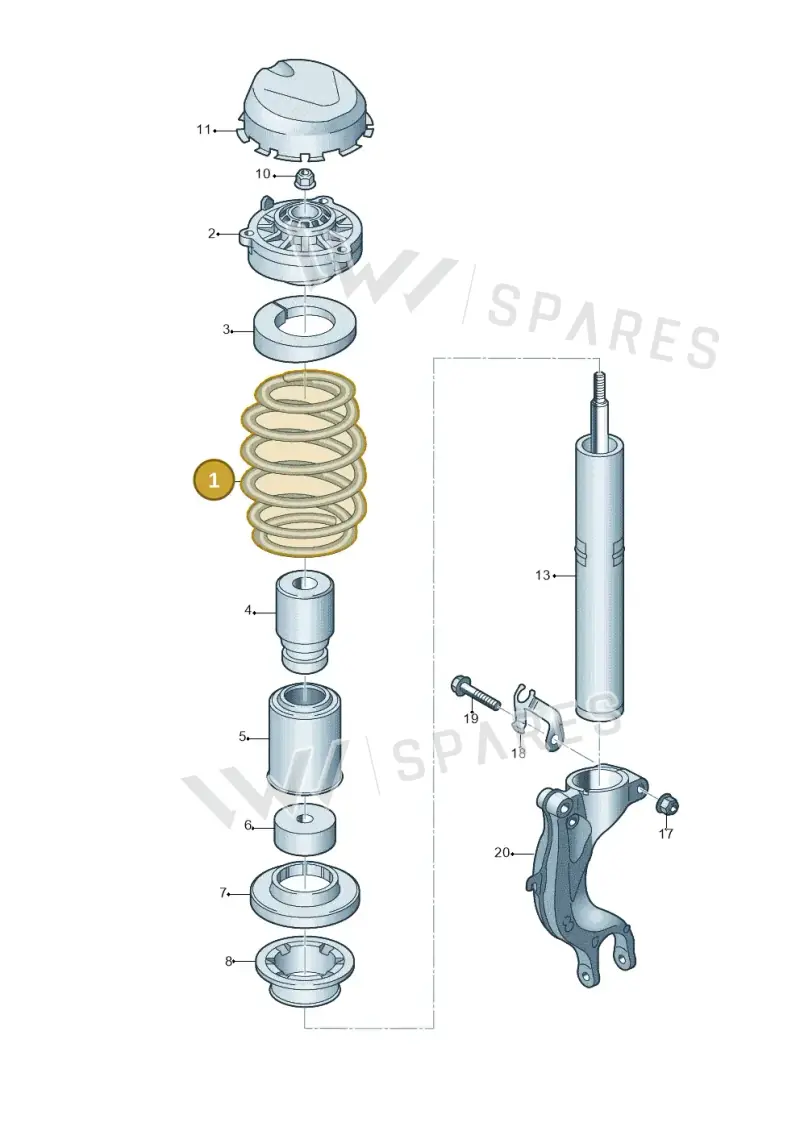 85E411105EK — Audi Q6 e-tron (2023-2025) diagram 859411000, position 1