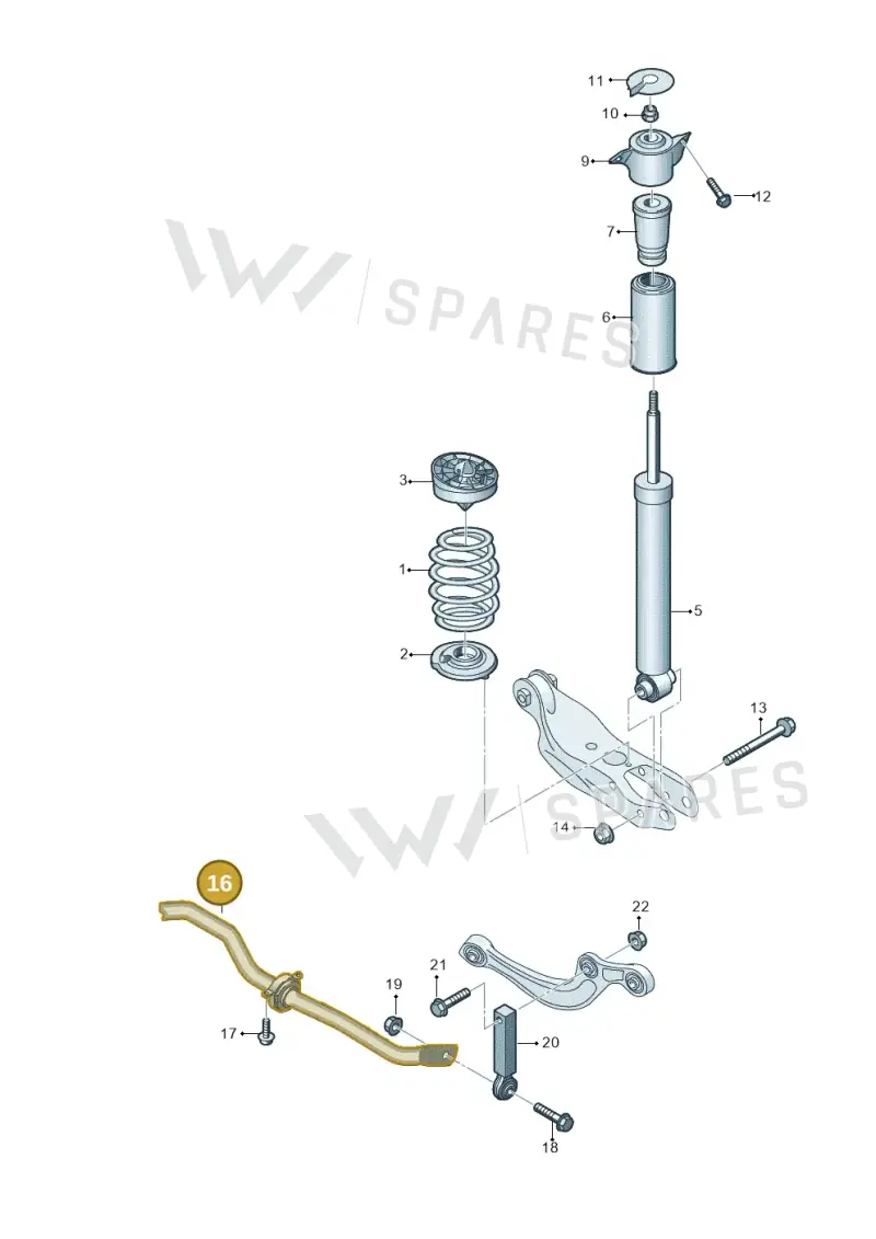 85E511305S — Audi Q6 e-tron (2023-2025) diagram 859511000, position 16