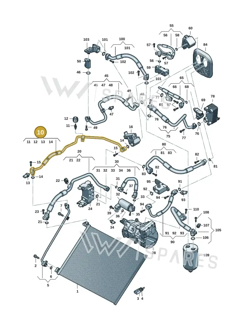 85E816741G — Audi Q6 e-tron (2023-2025) diagram f5s260700, position 10