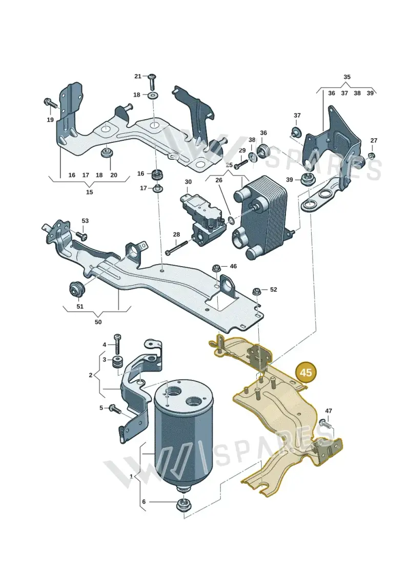 85E820195S — Audi Q6 e-tron (2023-2025) diagram f5s260780, position 45