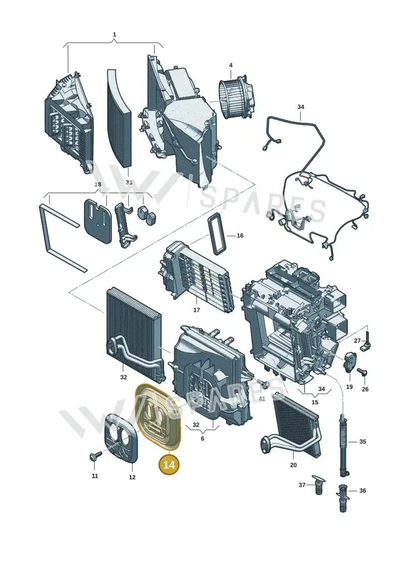 85E820299B — Audi Q6 e-tron (2023-2025) diagram f5s820150, position 14