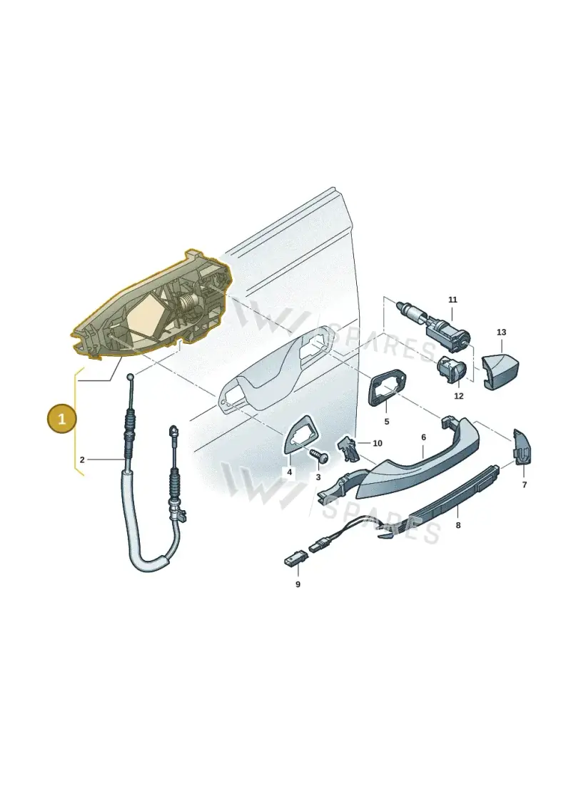 85E837812 — Audi Q6 e-tron (2023-2025) diagram f5s837000, position 1