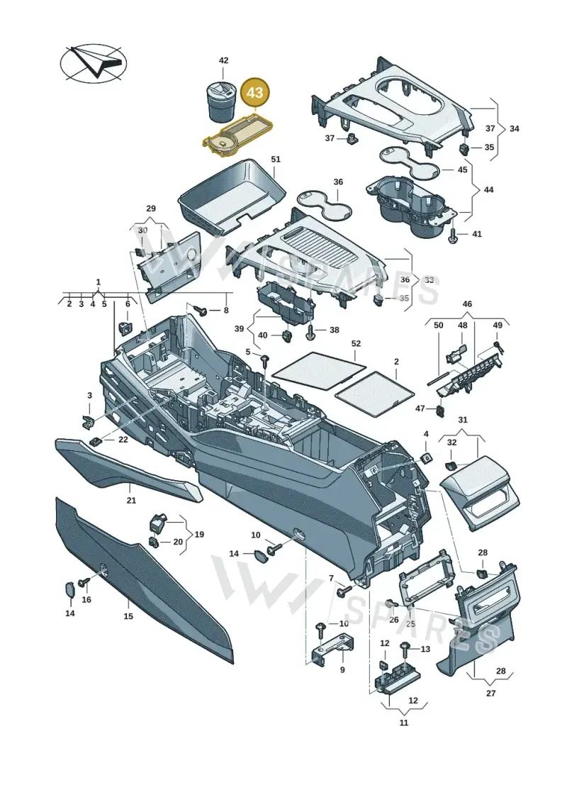85E8631404PK — Audi Q6 e-tron (2023-2025) diagram f5s863500, position 43