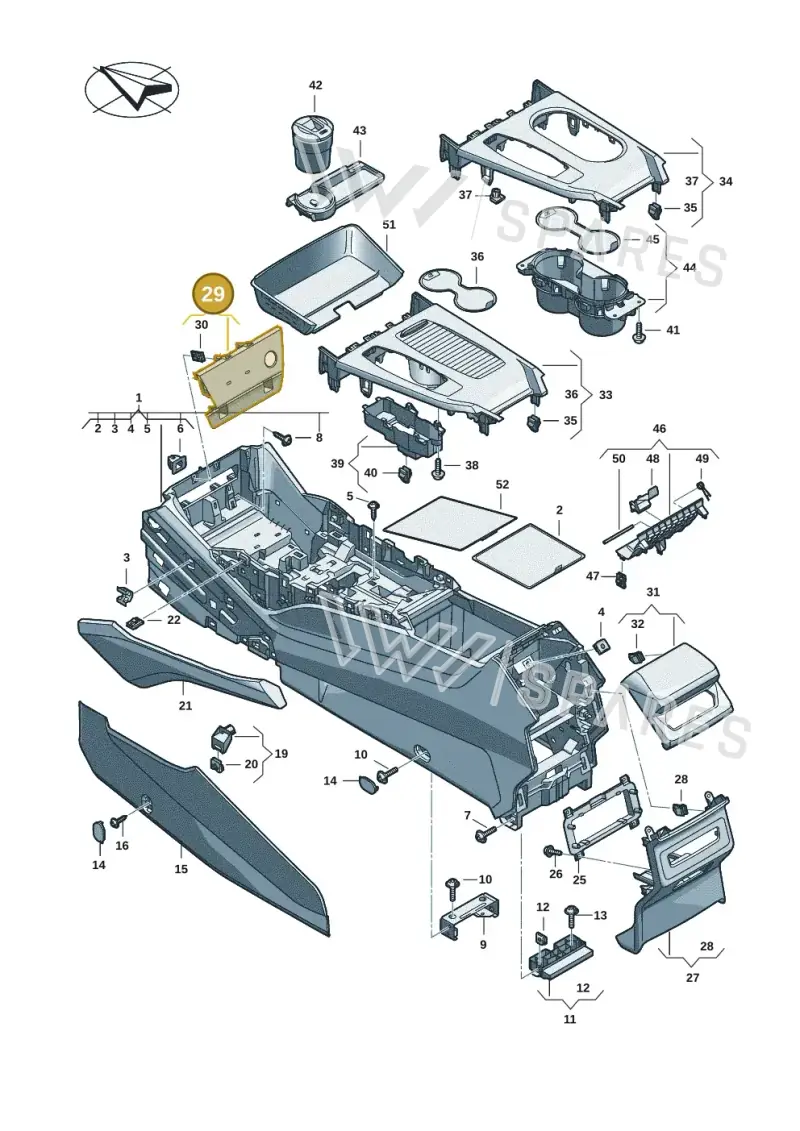 85E863289AV58 — Audi Q6 e-tron (2023-2025) diagram f5s863500, position 29