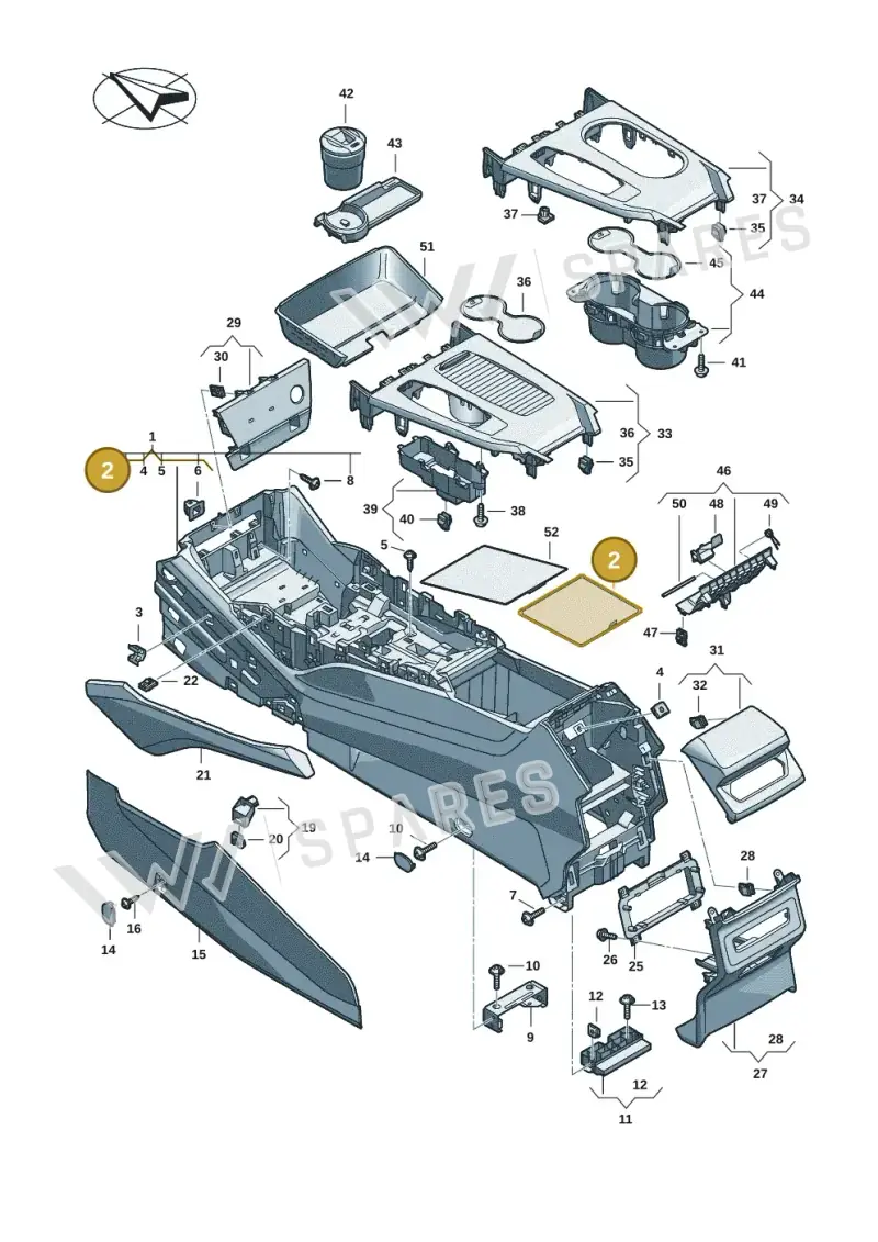 85E8635954PK — Audi Q6 e-tron (2023-2025) diagram f5s863500, position 2