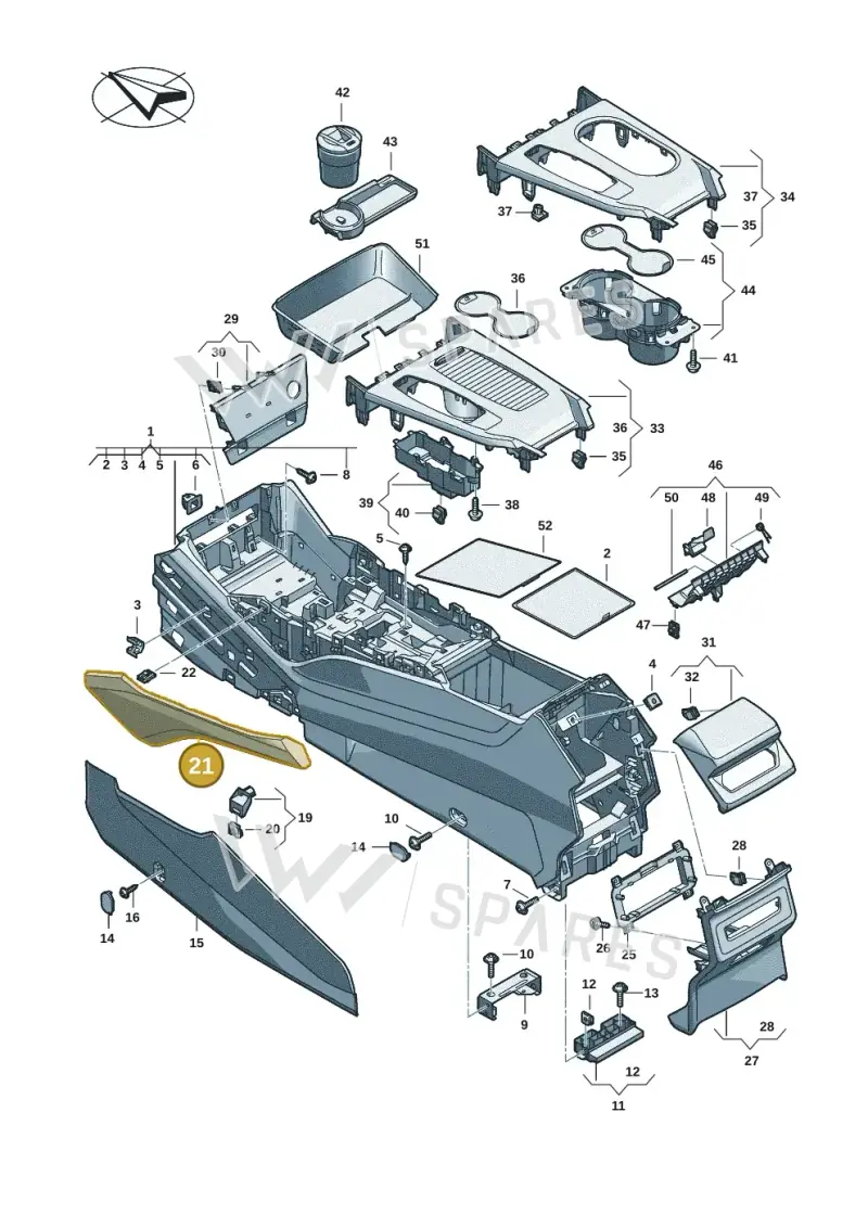 85E863969C38M — Audi Q6 e-tron (2023-2025) diagram f5s863500, position 21