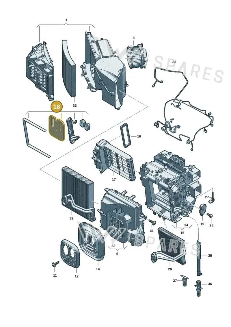 85E898033 — Audi Q6 e-tron (2023-2025) diagram f5s820150, position 18