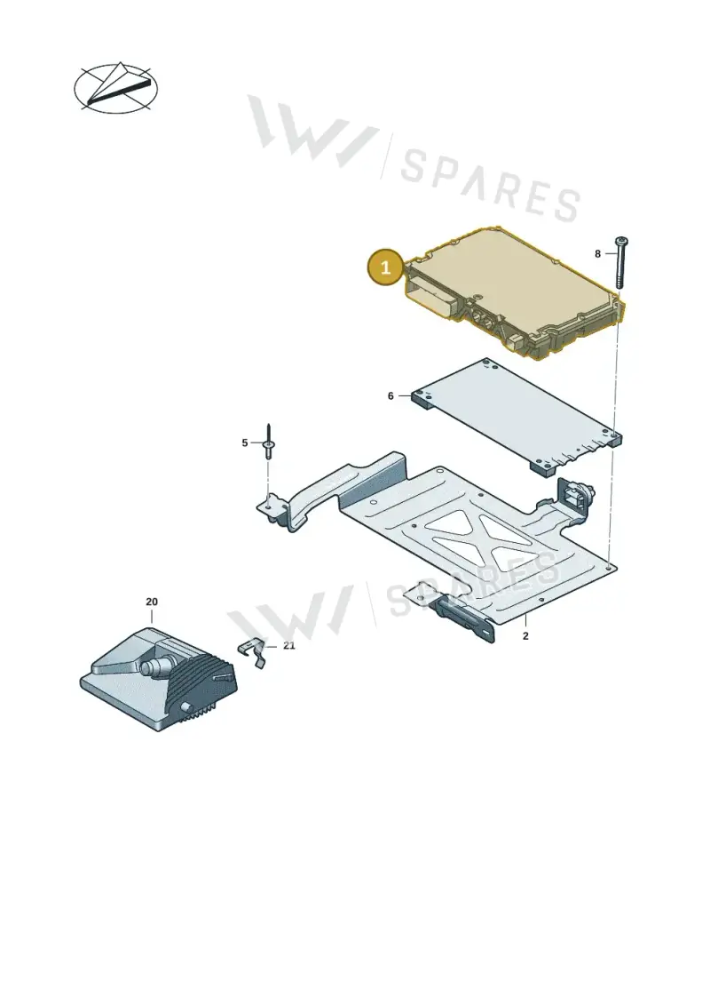 85E907156F — Audi A5 Limousine (2024-2025) diagram 8wk907230, position 1