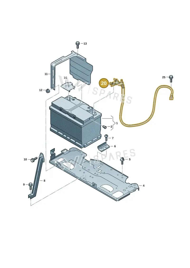 85E915181D — Audi Q6 e-tron (2023-2025) diagram f5s915000, position 20