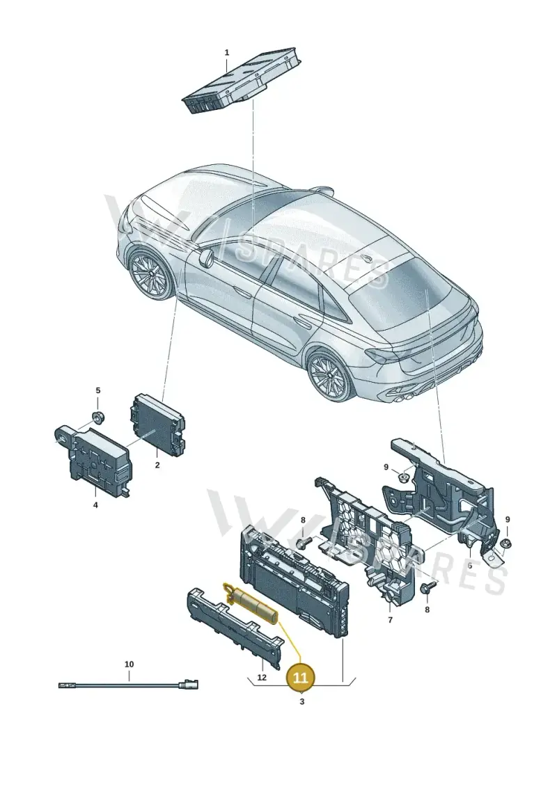 85E915989 — Audi A5 Limousine (2024-2025) diagram 8wh035550, position 11
