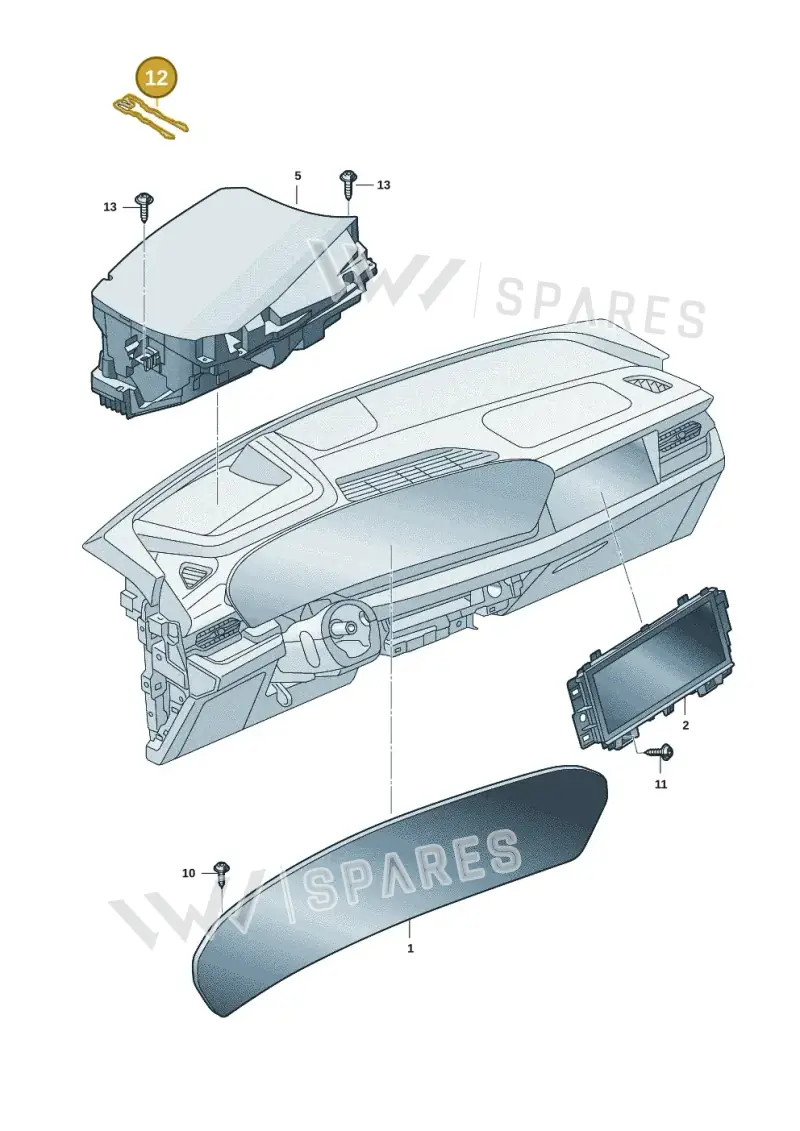 85E919414B — Audi Q6 e-tron (2023-2025) diagram f5s919000, position 12