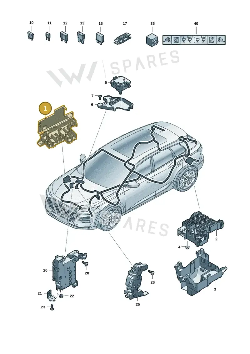 85E937548 — Audi Q6 e-tron (2023-2025) diagram f5s971800, position 1