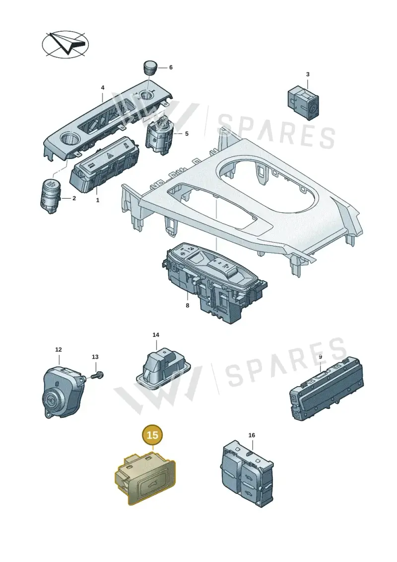 85E959831CNV6 — Audi A5 Limousine (2024-2025) diagram f5s941500, position 15