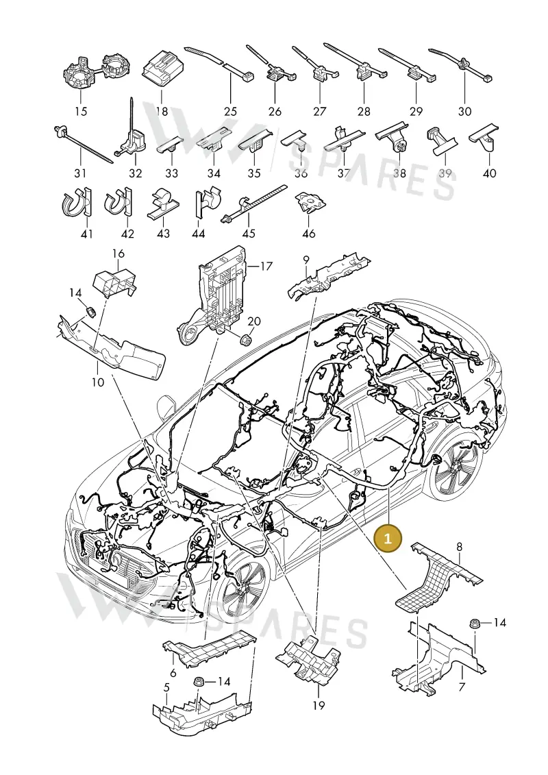 85E971139 — Audi Q6 e-tron (2023-2025) diagram f5s971800, position 1