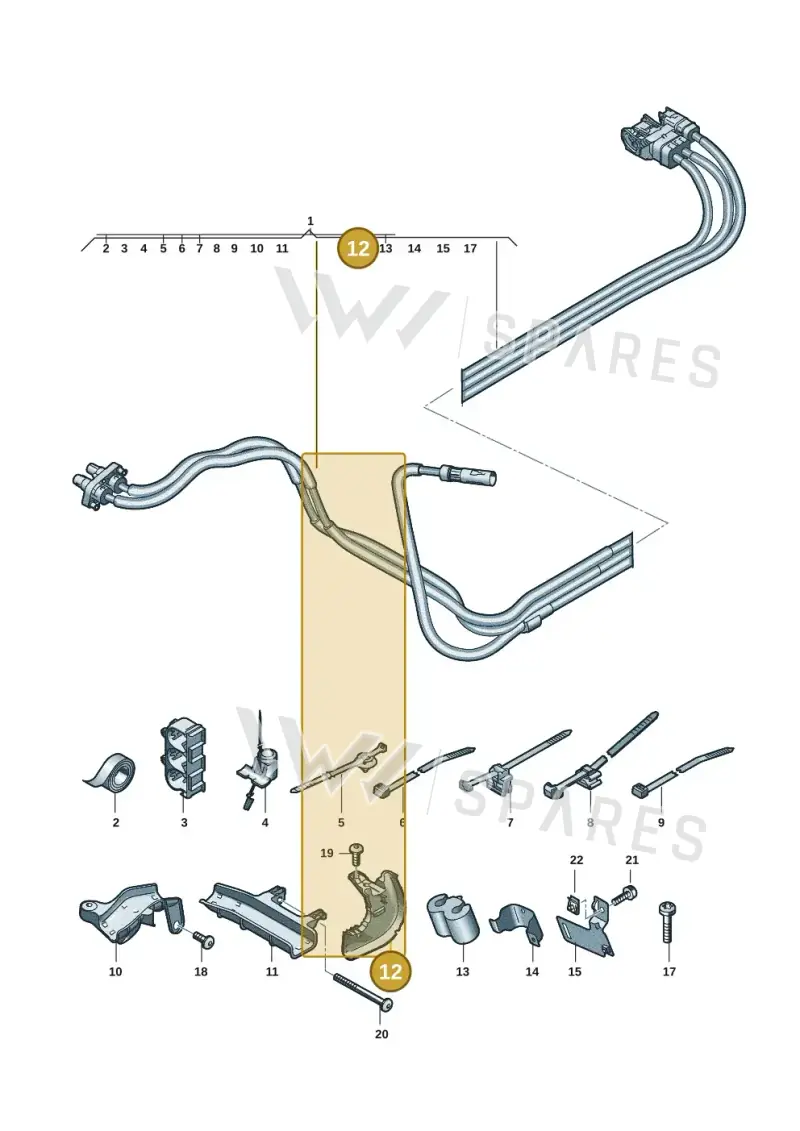 85E971615 — Audi Q6 e-tron (2023-2025) diagram f5s970150, position 12