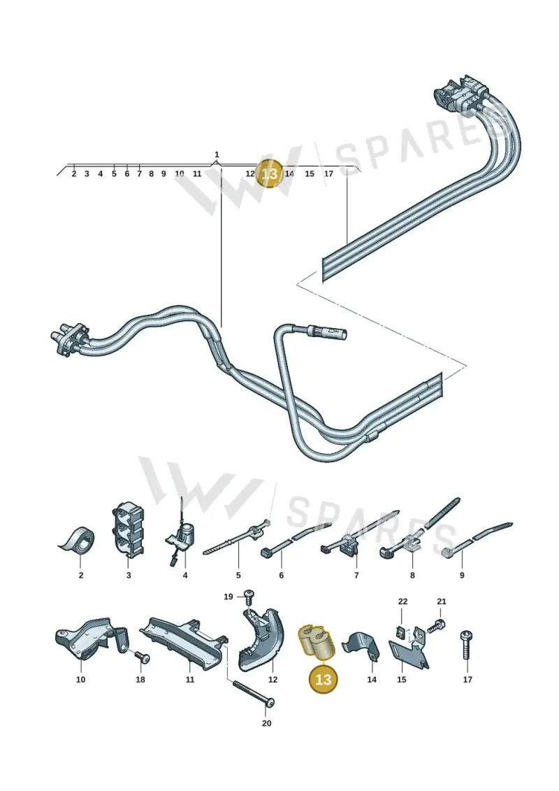 85E971796 — Audi Q6 e-tron (2023-2025) diagram f5s970150, position 13