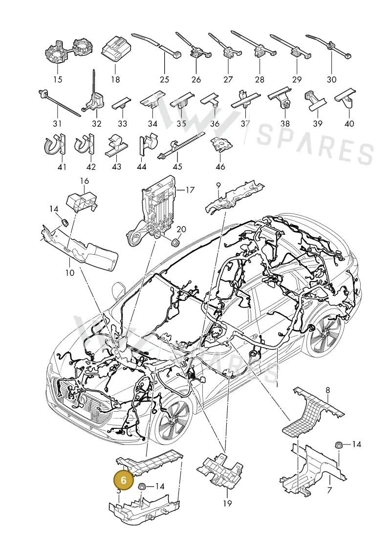85E971824A — Audi Q6 e-tron (2023-2025) diagram f5s971800, position 6