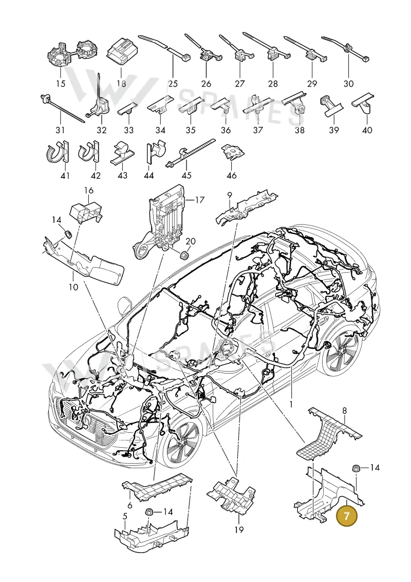 85E971824B — Audi Q6 e-tron (2023-2025) diagram f5s971800, position 7