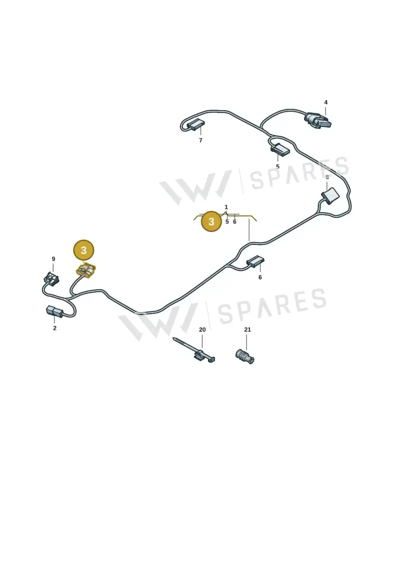 85E973706 — Audi A5 Limousine (2024-2025) diagram 8wk972650, position 3
